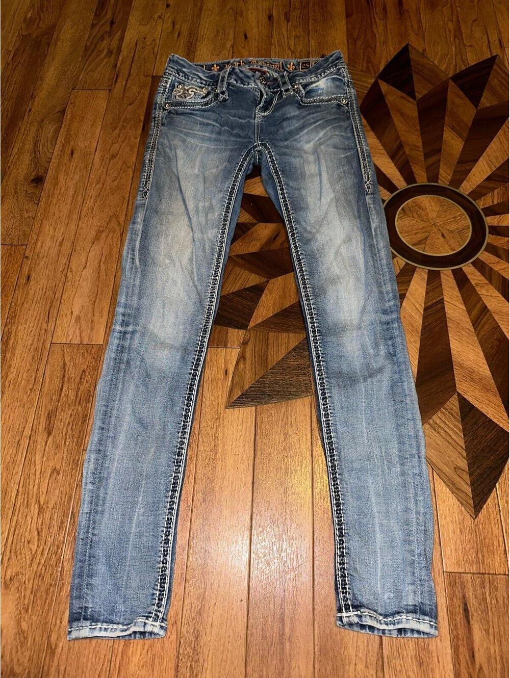 Rock Revival Womens Sun Skinny Jeans Size 25